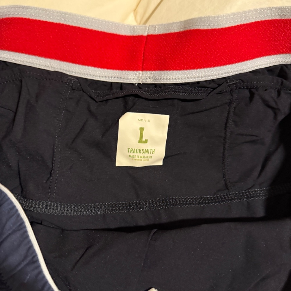 Tracksmith Strata OTQ Race Short, Large, Navy - Picture 2 of 4